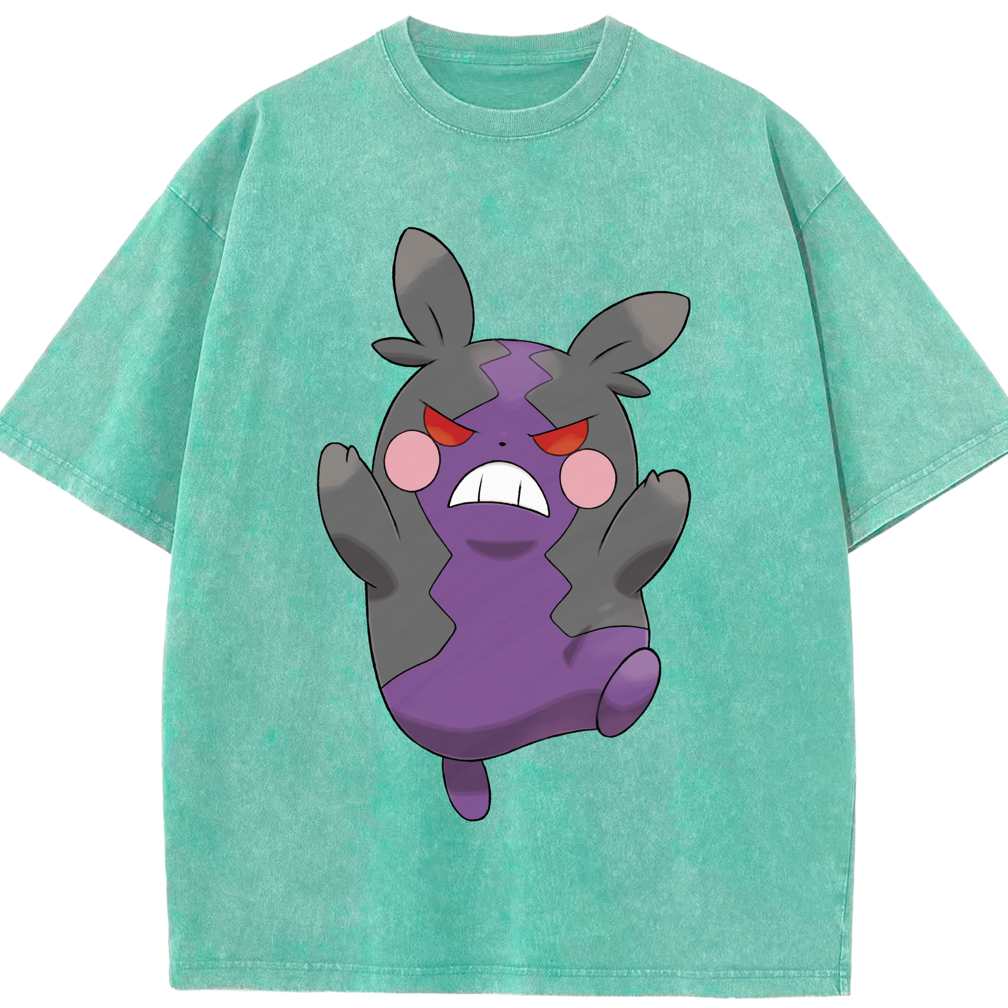 （画像用） ポケットモンスター Pokémon 綿100% ヴィンテージ風 半袖Tシャツ（フロントプリント）